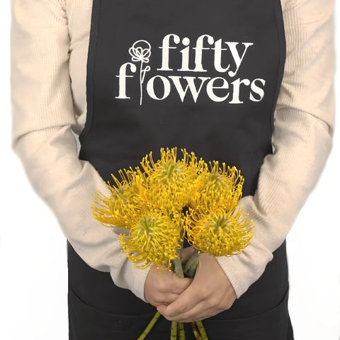 Lemon Twist Pin Cushion Flower Apron - Image