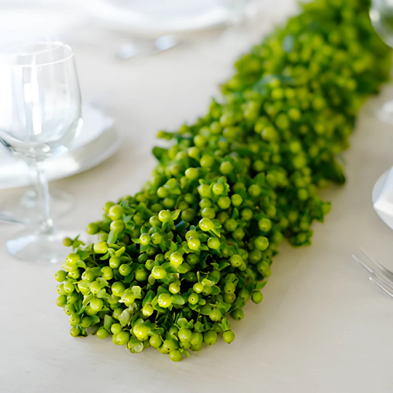 Lime Green Hypericum Berry Garland