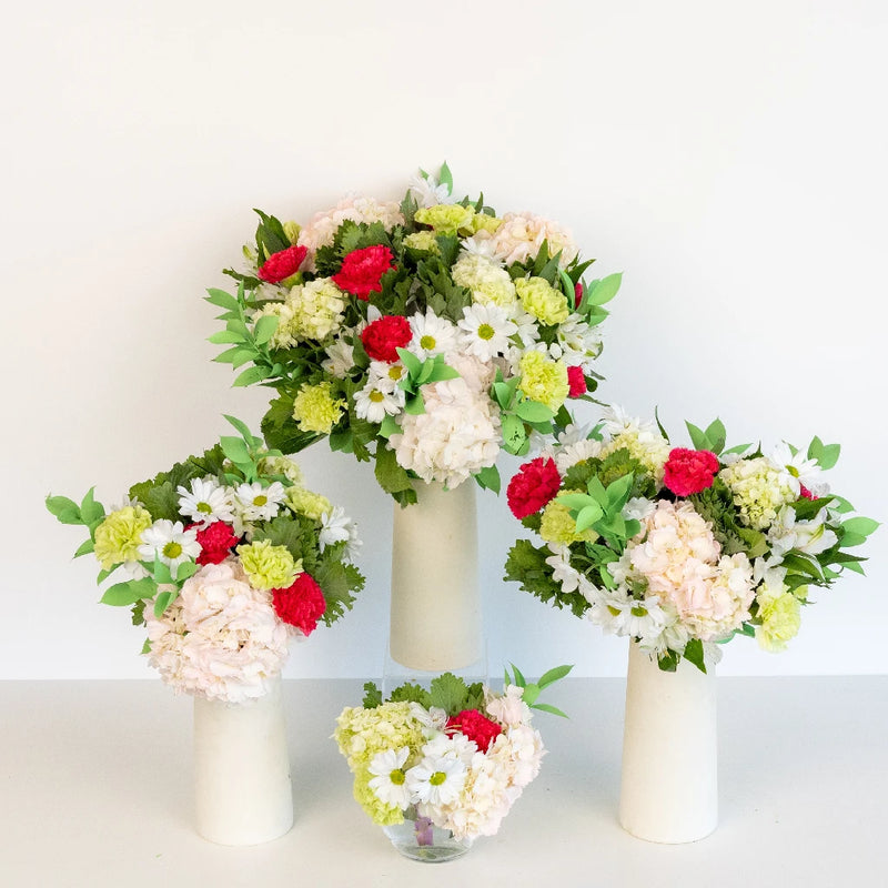 Lucky Pastel Flower Centerpieces Hand - Image