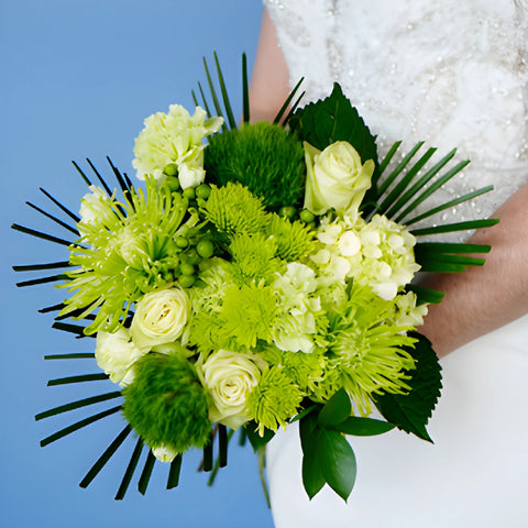 Lush Lime Flower Centerpiece