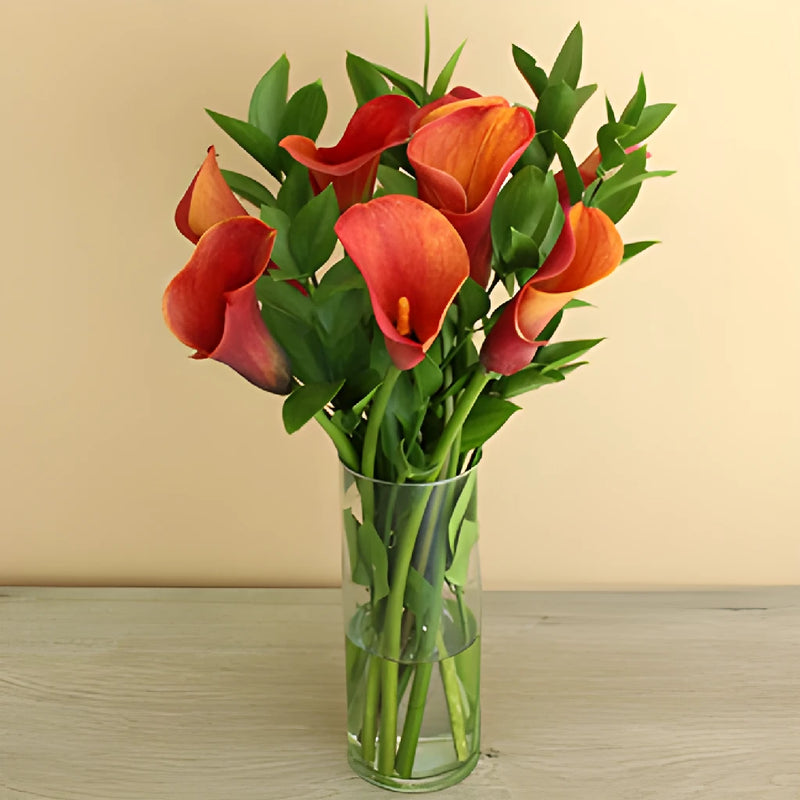 Mango Mini Calla Lily Centerpieces