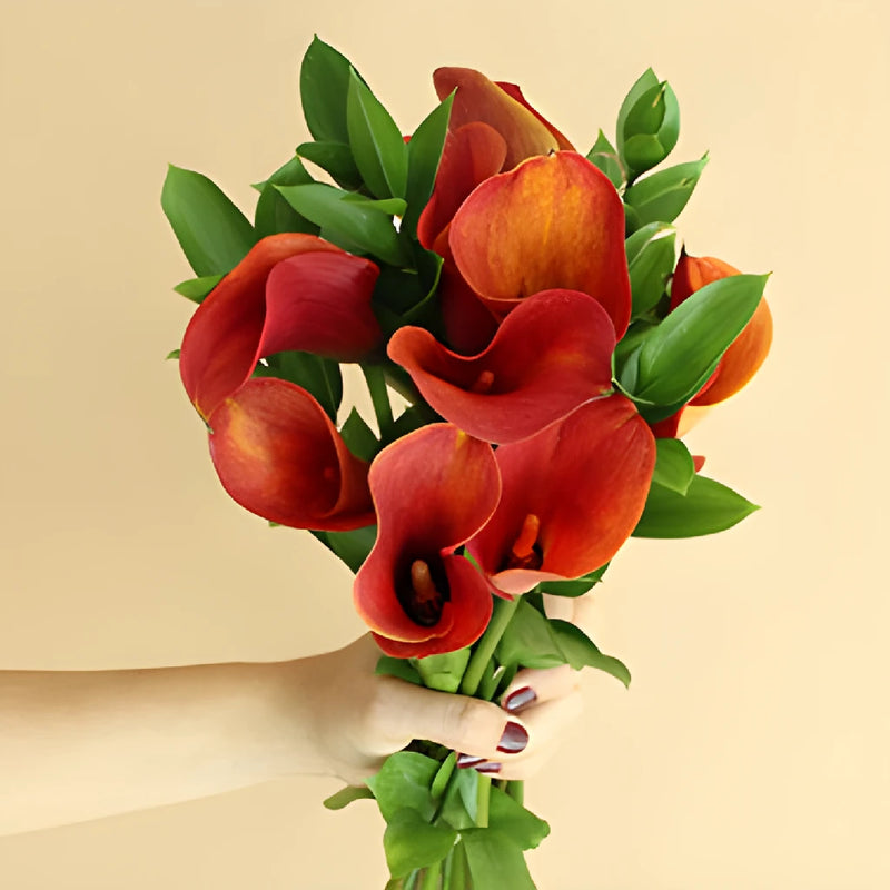 Mango Mini Calla Lily Centerpieces