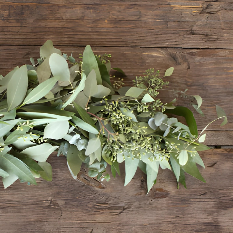 Mixed Eucalyptus and Bay Leaf Garland