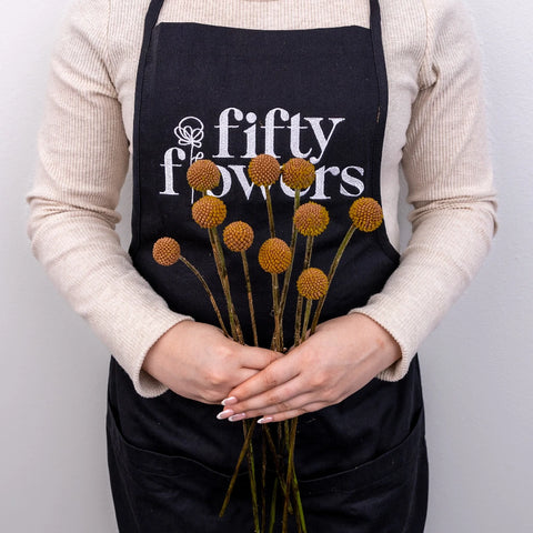 Mocha Mousse Craspedia Billy Ball Apron - Image
