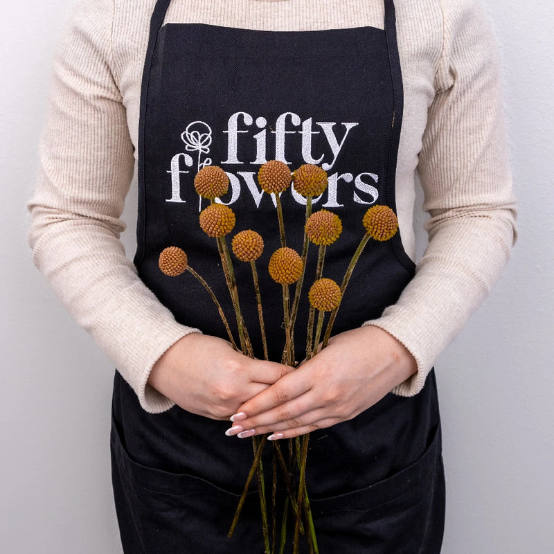 Mocha Mousse Craspedia Billy Ball Apron - Image