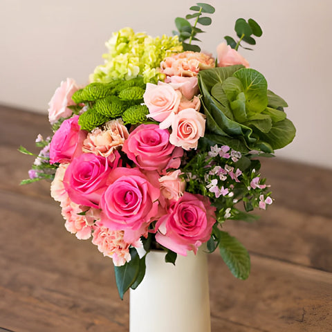 Mother's Tea for Two Rose Bouquet