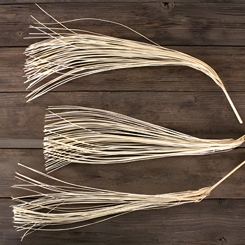 Dried straw palm free flower delivery