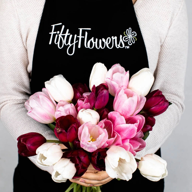 Passion Pack Fresh Cut Tulips Apron - Image