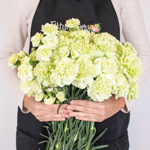 Light Green Flower Bouquet in Hand