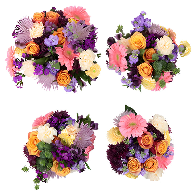Pastel of The Ball Flower Centerpieces