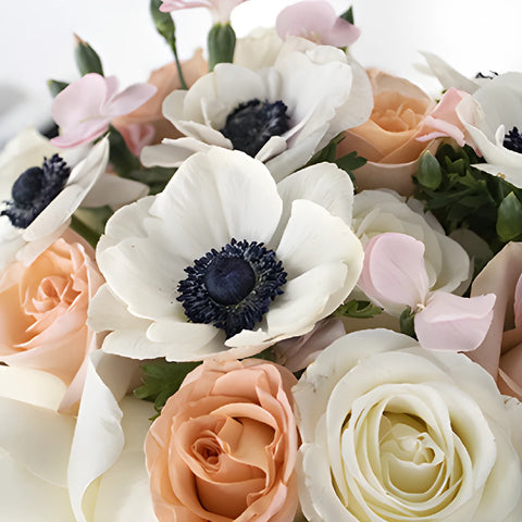 Peachy Clouds Flower Bouquet