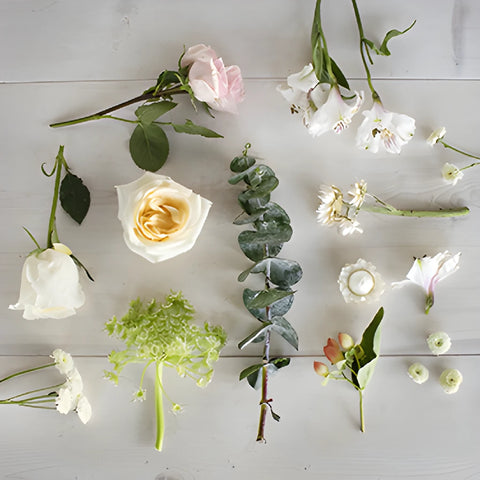 Perfectly Pastel Rose Centerpieces