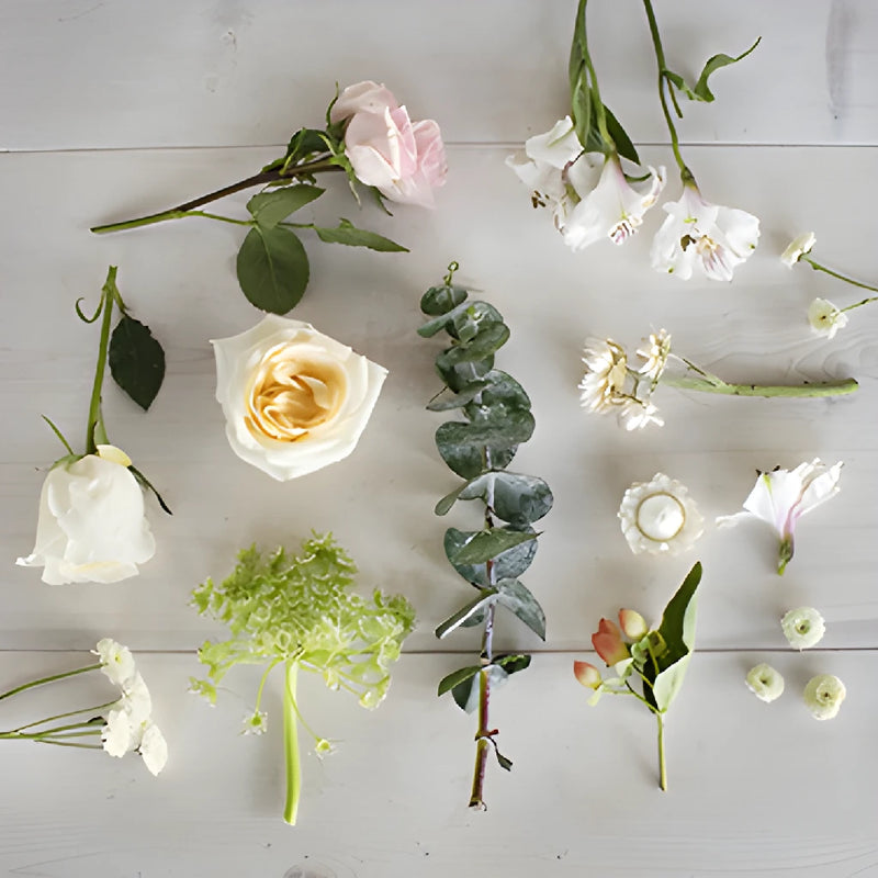 Perfectly Pastel Rose Centerpieces