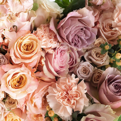 Perfectly Peach Rustic Centerpiece Hand - Image