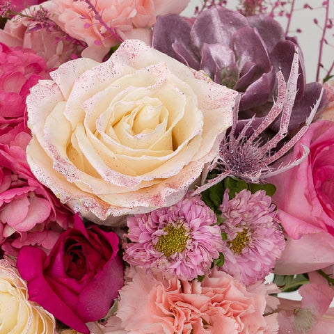 Pretty In Pink Flower Bouquet Close Up - Image