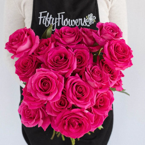 Pink Floyd Rockstar Rose Apron - Image