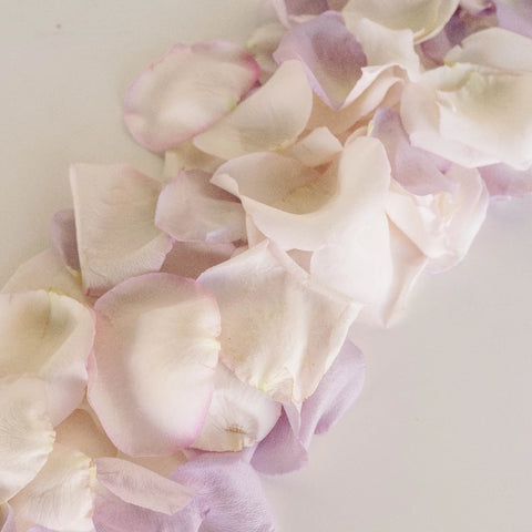 Purple And Pink Bulk Rose Petals Apron - Image