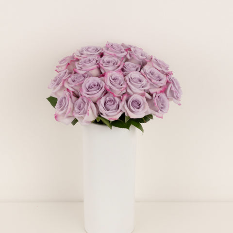 Purple Haze Lavender Rose Vase - Image