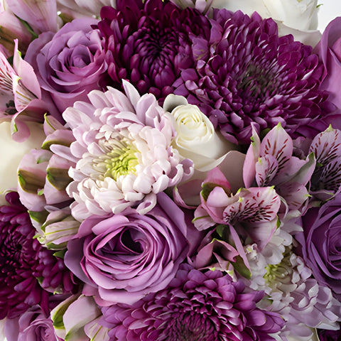 fresh purple flower diy weddings