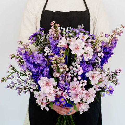 Purple Magic Flower Bouquet Vase - Image