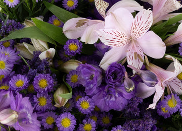 Purple Magic Flower Centerpiece Stem - Image