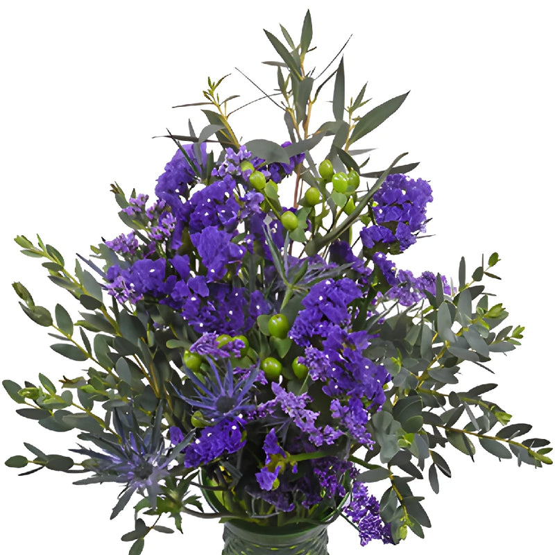 Purple Sage Flower Centerpieces