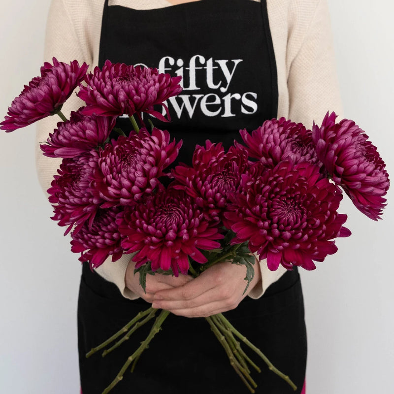 Purpleberry Cremon Flowers Apron - Image