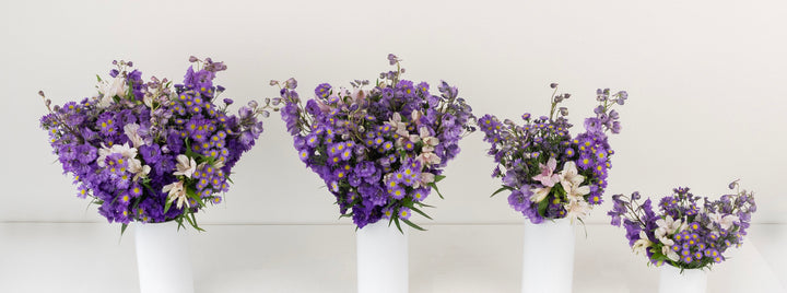 Purple Magic Flower Centerpiece
