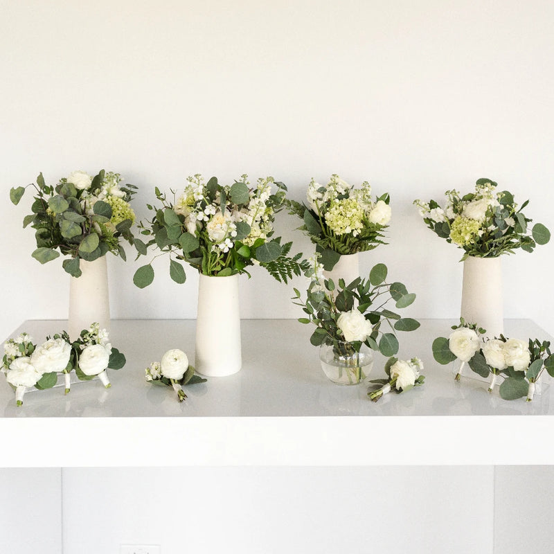 Ranunculus & Greenery Wedding Collection Close Up - Image
