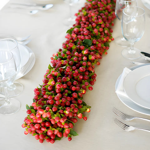 Red Hypericum Berry Garland