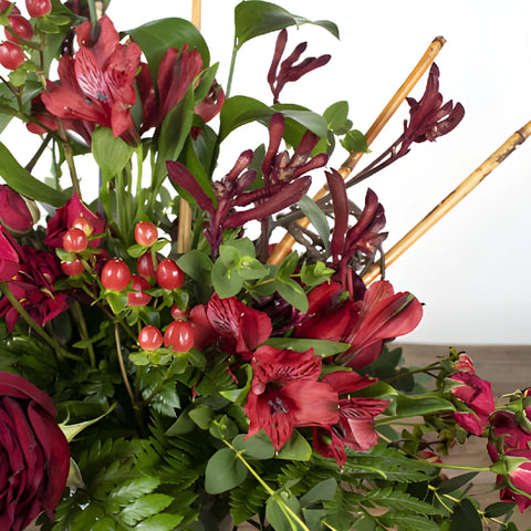 Daring Red DIY Flower Design Class Kit