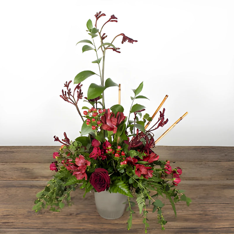 Daring Red DIY Flower Design Class Kit