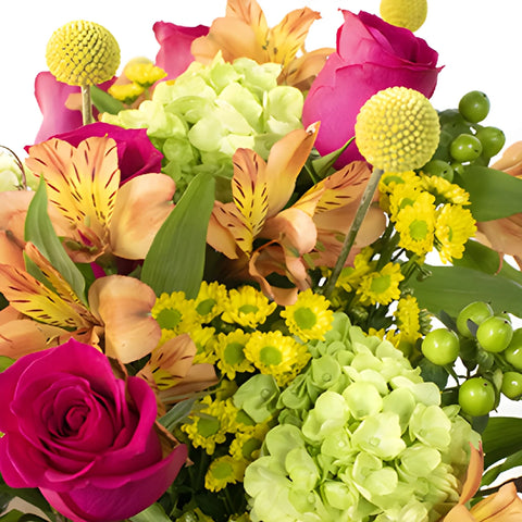 Colorful Retro Flower Bouquet