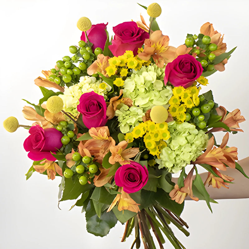 Colorful Retro Flower Bouquet