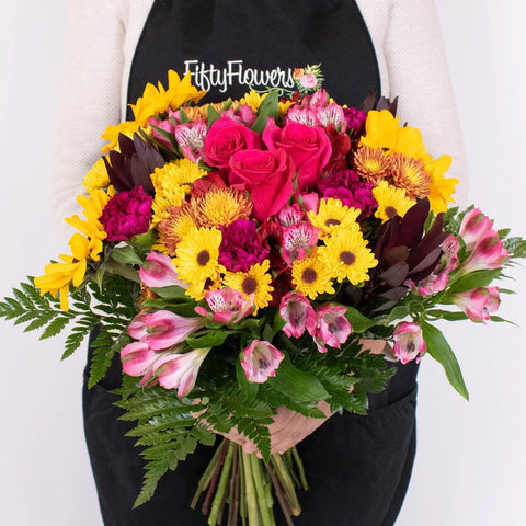 Rise and Fall DIY Wedding Centerpiece in Hand