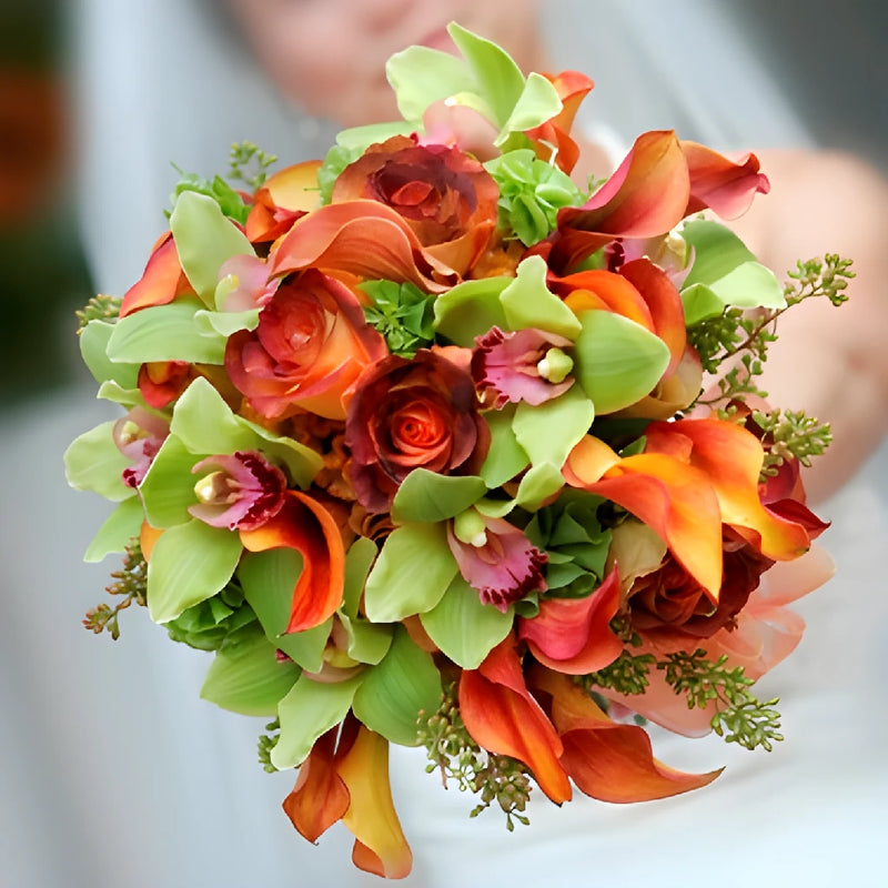 Rose and Orchid Wholesale DIY Flower Kit In a Hand