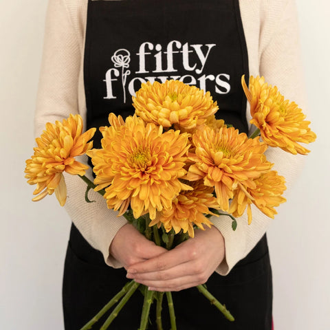 Rossano Orange Cremon Apron - Image