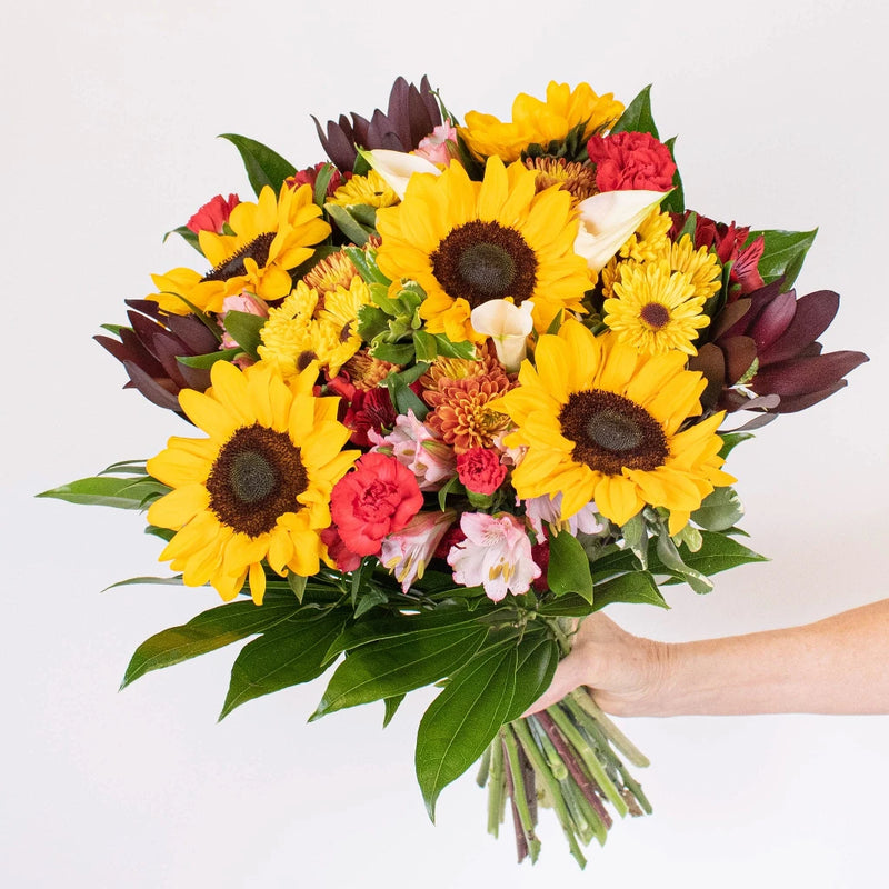 Saffron At Dawn Wedding Flowers In Hand