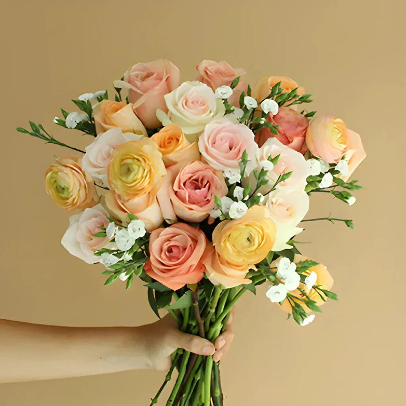 Save The Bouquet Makers Peach Centerpiece Stem - Image