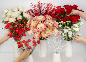 Scarlett Red Bouquet Bar Kit Close Up - Image