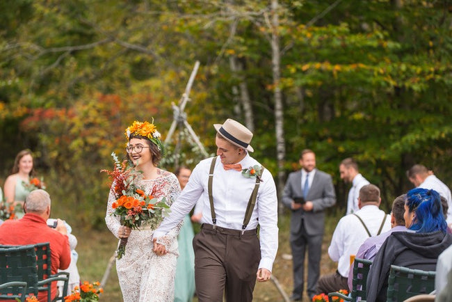 Bold Wildflower Wedding