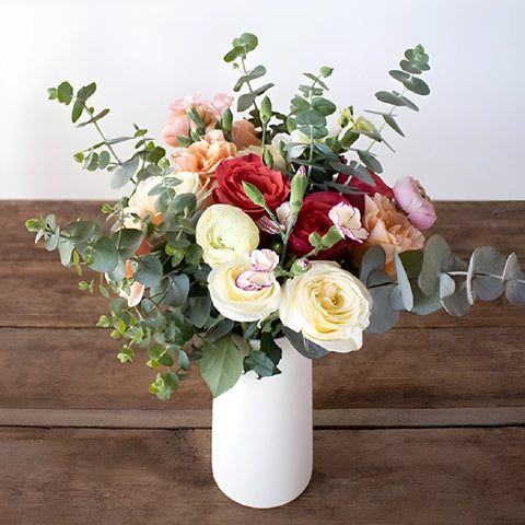 Simply Divine Fresh Flower Arrangement Vase - Image