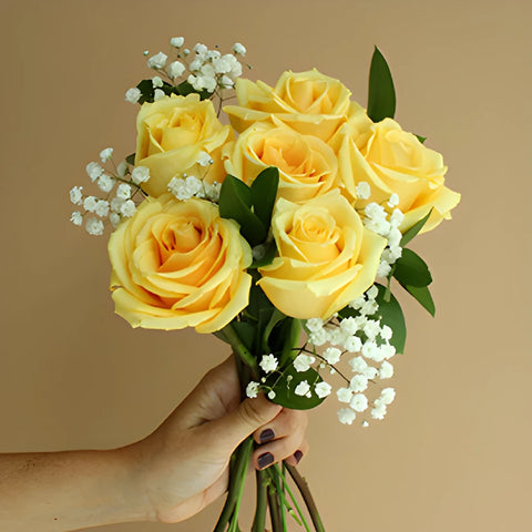 Six Stem Rose Bouquet for Fundraising