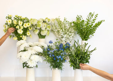 Something Blue Bouquet Bar Flower Kit Close Up - Image