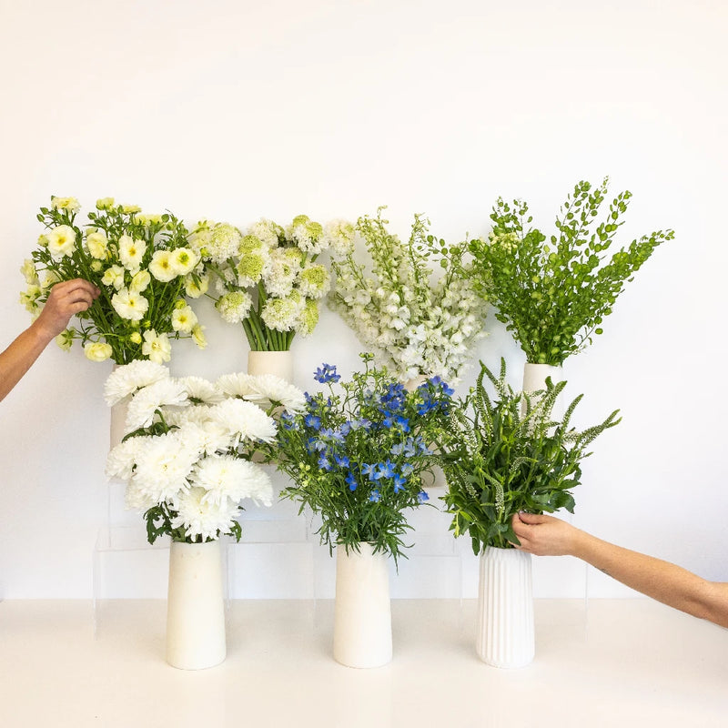 Something Blue Bouquet Bar Flower Kit Close Up - Image