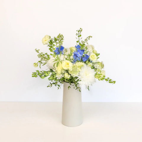 Something Blue Flower Bouquet Vase - Image