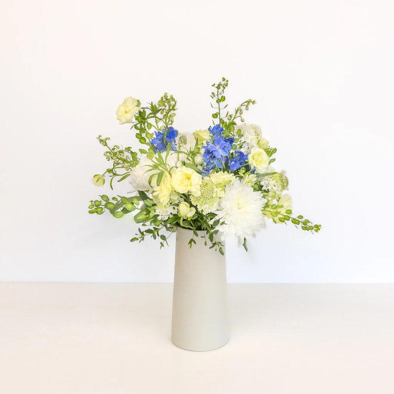 Something Blue Flower Bouquet Vase - Image