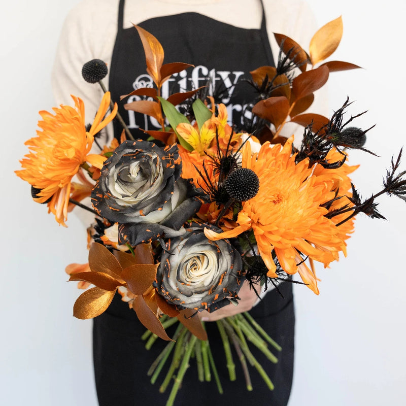 Spooky Spider Diy Flower Kit Apron - Image