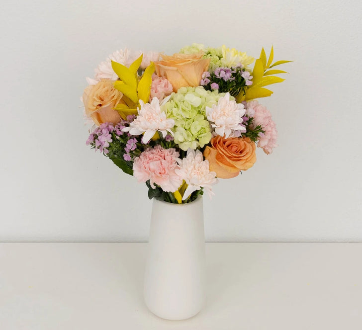 Spring Fling Pastel Flower Bouquet Vase - Image