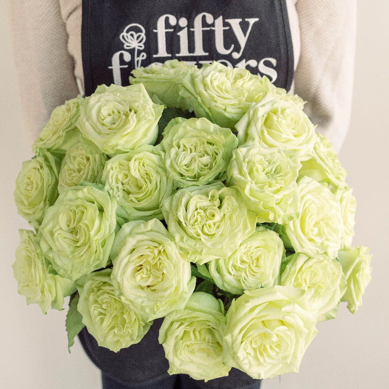 Spring Green Bulk Rose Apron - Image